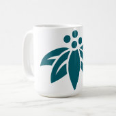 Mug de café Abstrait en silhouette (Devant gauche)
