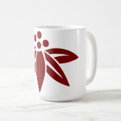 Mug de café Abstrait en silhouette (Devant droit)