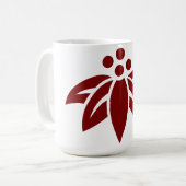 Mug de café Abstrait en silhouette (Devant gauche)