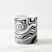 Mug de café Abstrait rayé (Centre)