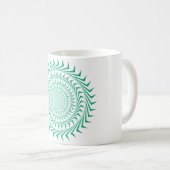 Mug de café Abstrait Sun Vortex (Devant droit)