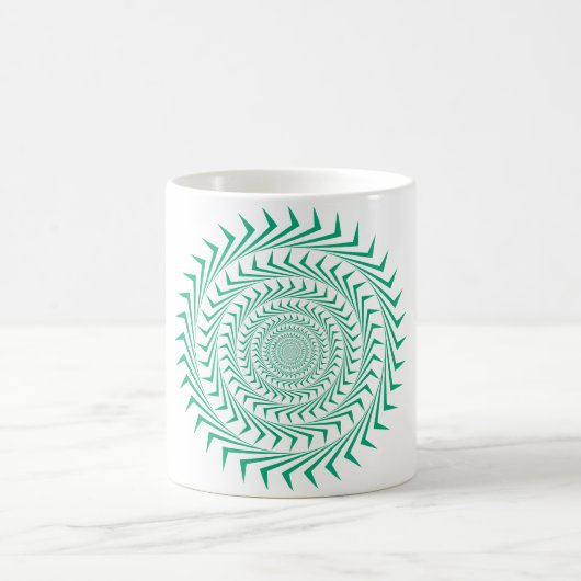 Mug de café Abstrait Sun Vortex (Centre)