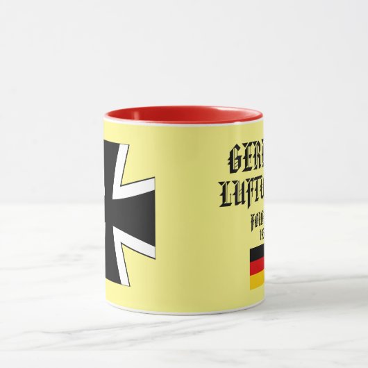 Mug de café allemand Luftwaffe Roundel (Centre)