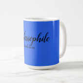 Mug de café Amoureux de la Plage (Devant droit)
