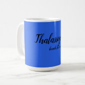 Mug de café Amoureux de la Plage (Devant gauche)