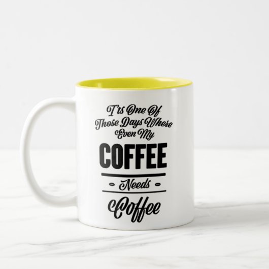 Mug de café amusant (Gauche)
