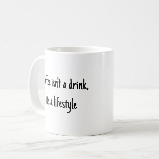 Mug de café amusant (Devant gauche)