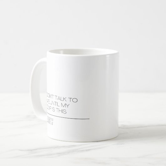 Mug de café amusant (Devant gauche)