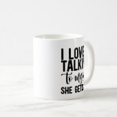 Mug de café amusant (Devant droit)