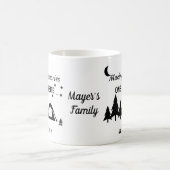 Mug de café amusant, Camping personnalisé Mug de c (Centre)