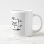 Mug de café amusant - Citation "Espresso Yourself" (Droite)