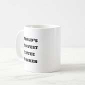 Mug de café amusant - Okayest Drinker (Devant gauche)
