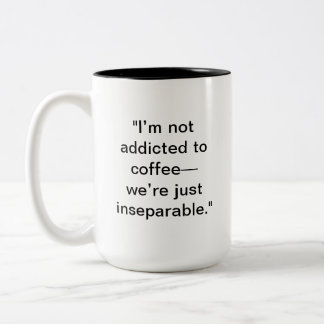 Mug de café amusant | Option de nom personnalisé