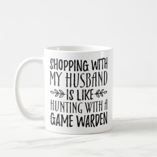 Mug de café amusant - Shopping Mug de café (Gauche)