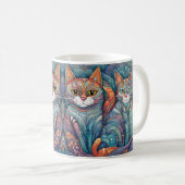 mug de café apaisant les chats (Devant droit)