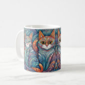 mug de café apaisant les chats (Devant gauche)