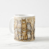 mug de café apaisant pour chats (Devant gauche)