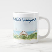 Mug de café aquarelle Martha's Vineyard (Droite)