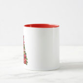 Mug de café Arbre de Noël Enseignant (Centre)