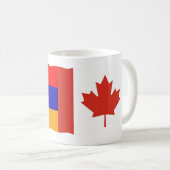 Mug de café arménien et canadien (Devant droit)