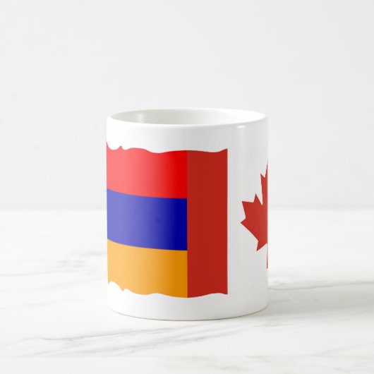Mug de café arménien et canadien (Centre)