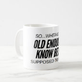 Mug de café - Assez vieux (Devant gauche)