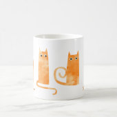 Mug de café au chat orange (Centre)