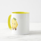 Mug de café au citron Kawaii Mignon (Devant gauche)