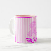 Mug de café au ruban rose (Devant gauche)