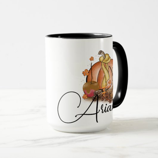 Mug de café automne Queen Automne (Devant droit)