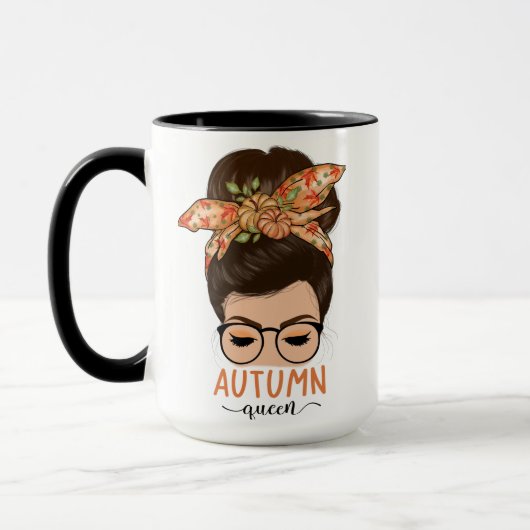 Mug de café automne Queen Automne (Gauche)
