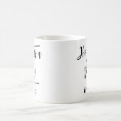 Mug de café avec bague de fiançailles romantique (Centre)