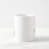 Mug de café avec calculatrice mignonne sur qui com (Centre)