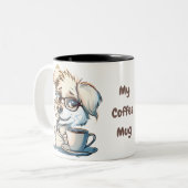 Mug de café avec chiots de Cite (Devant gauche)