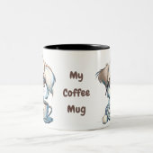 Mug de café avec chiots de Cite (Centre)