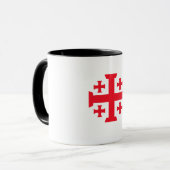 Mug de café avec croix de Jérusalem du croisé temp (Devant gauche)