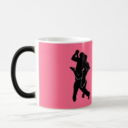 Mug de café avec danseur de tango - Couleurs perso (Gauche)
