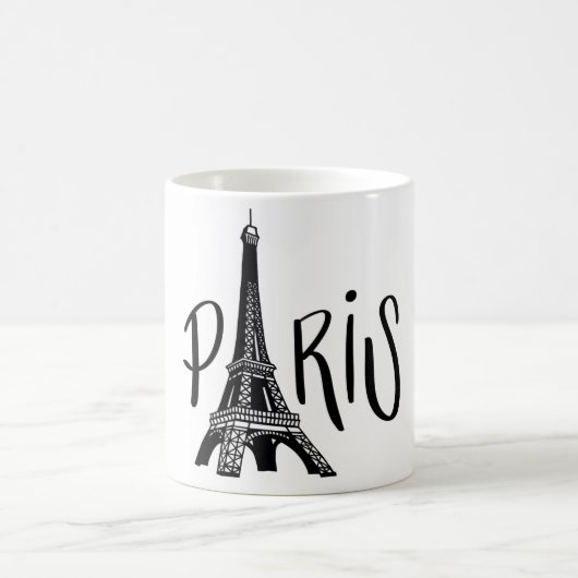 Mug de café avec design de la Tour Eiffel de Paris (Centre)