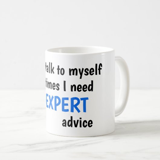 Mug de café avec Drôle Dit (Devant droit)