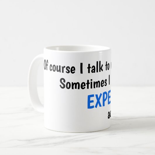 Mug de café avec Drôle Dit (Devant gauche)