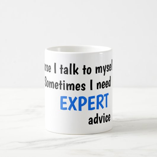 Mug de café avec Drôle Dit (Centre)