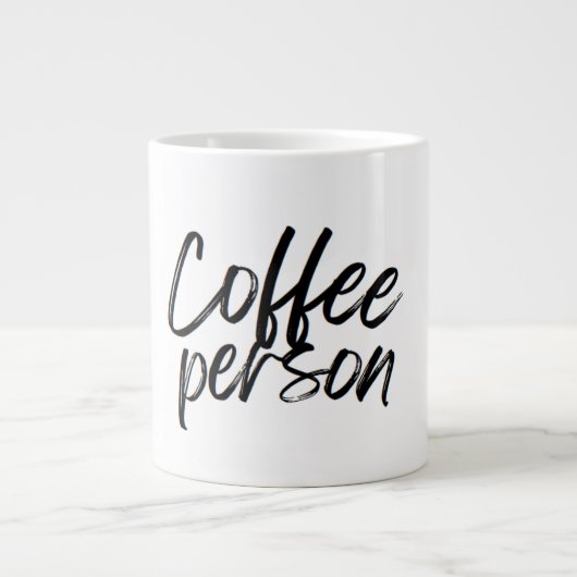 Mug de café avec étiquette (Devant)