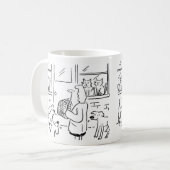 Mug de café avec illustration vétérinaire (Devant gauche)