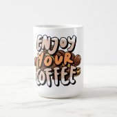 Mug de café avec logo ''Profitez de votre café'' (Centre)