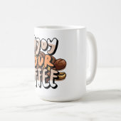 Mug de café avec logo ''Profitez de votre café'' (Devant droit)