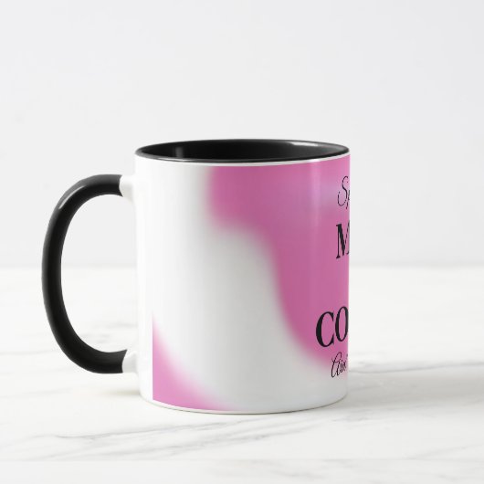 Mug de café avec message amusant (Gauche)