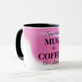 Mug de café avec message amusant (Devant gauche)
