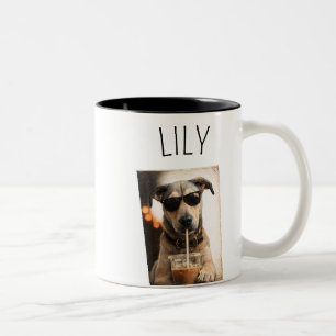 Mug de café avec photo de compagnie personnalisée
