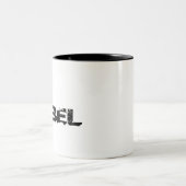 Mug de café avec REBEL conçu (Centre)