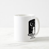 Mug de café avec un chat mignon Kawaii Cadeau chal (Devant droit)